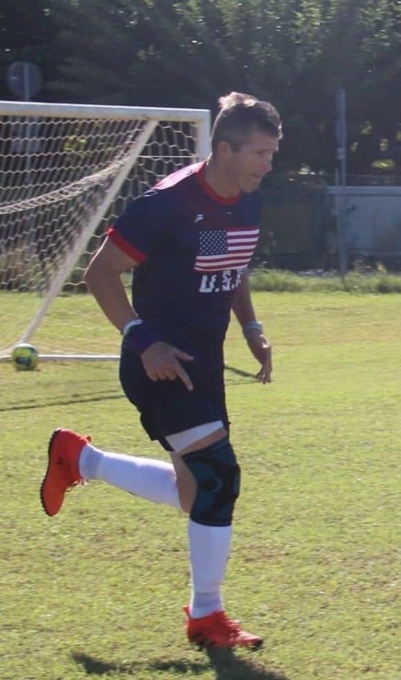 Matt Felix of the U.S. Transplant Soccer Team.