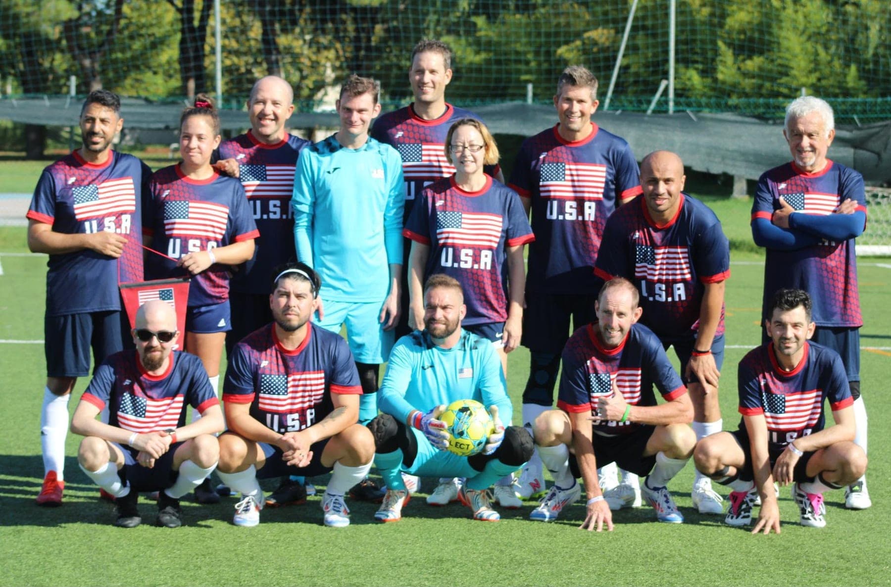 The U.S. Transplant Soccer Team.