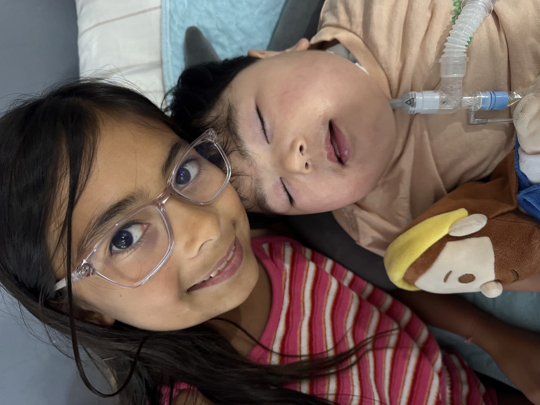 Arabella DeNigris is pictured with her brother Ace.