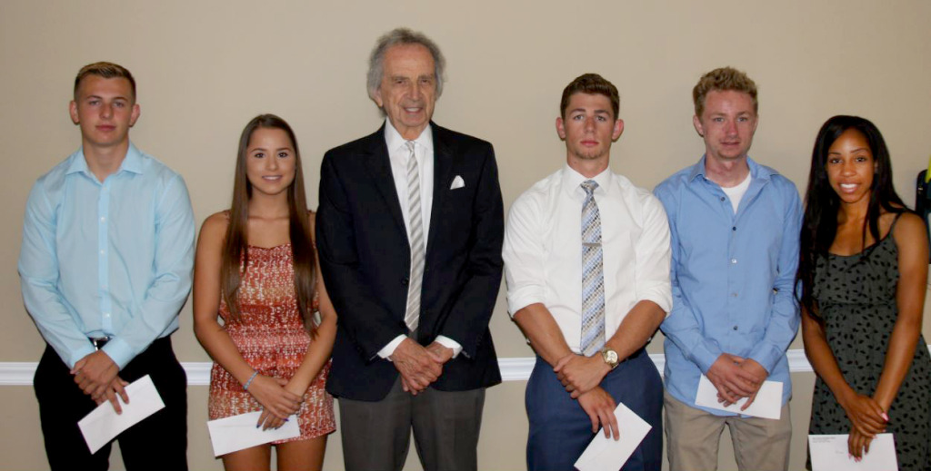 (above l-r) Jason Brougham, Carly Durkin, Bernard Burkoff, Justin DeSordi, Daniel Taylor, and Layna Peterson.