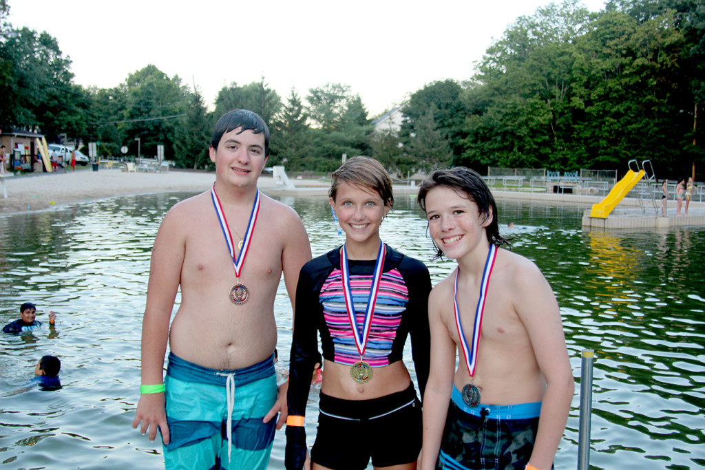 Ages 13-17 Winners: (above l-r) Gino Florio, Kat Noraev, Connor Galloway.