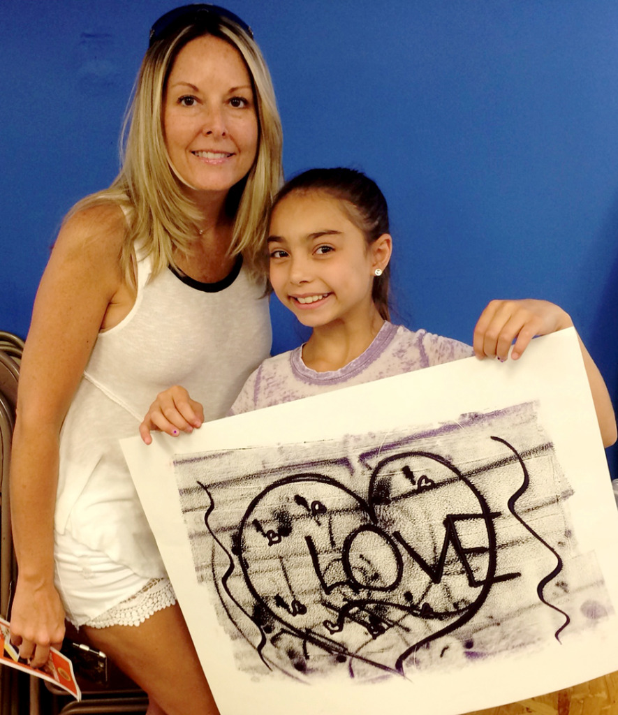 Cara Salas and daughter Francesca Salas