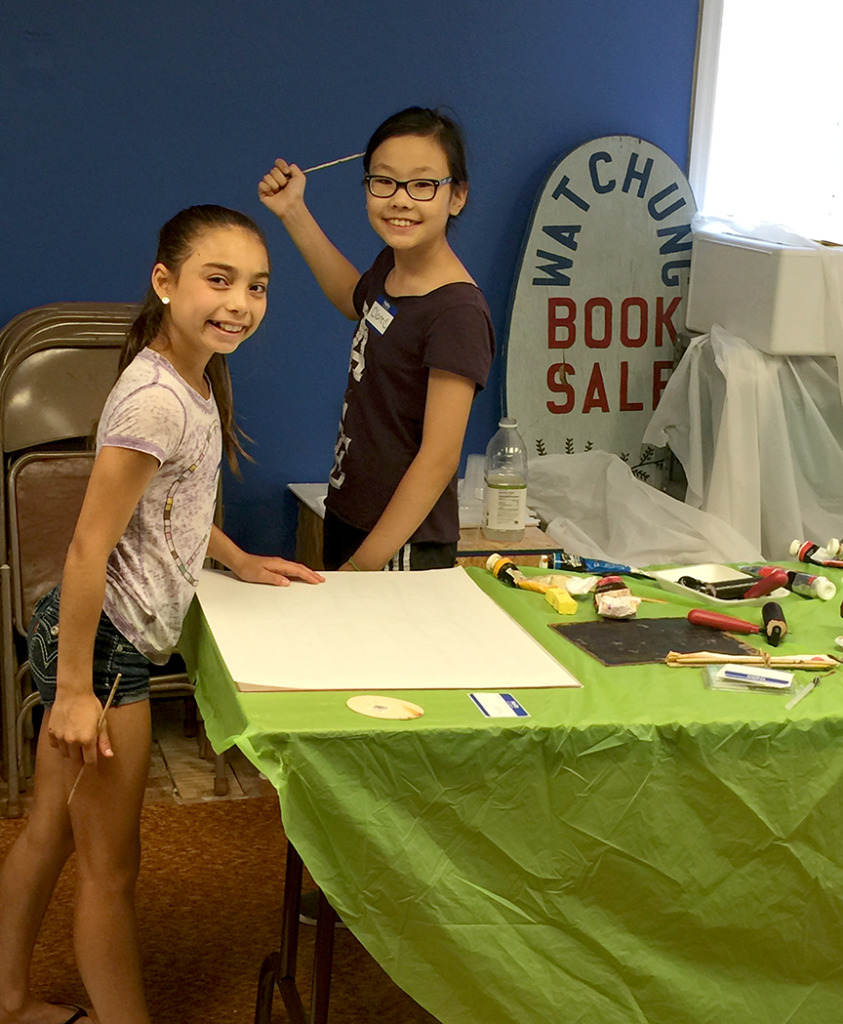 (above l-r) Francesca Salas and  Clare Dong