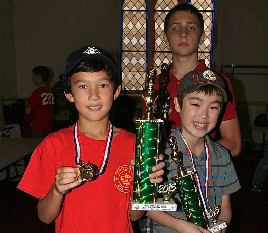 (above, l-r) First, second and third place finishers Kevin Cavicchia, Harrison Hahne Lum, and Robert Mehorter.