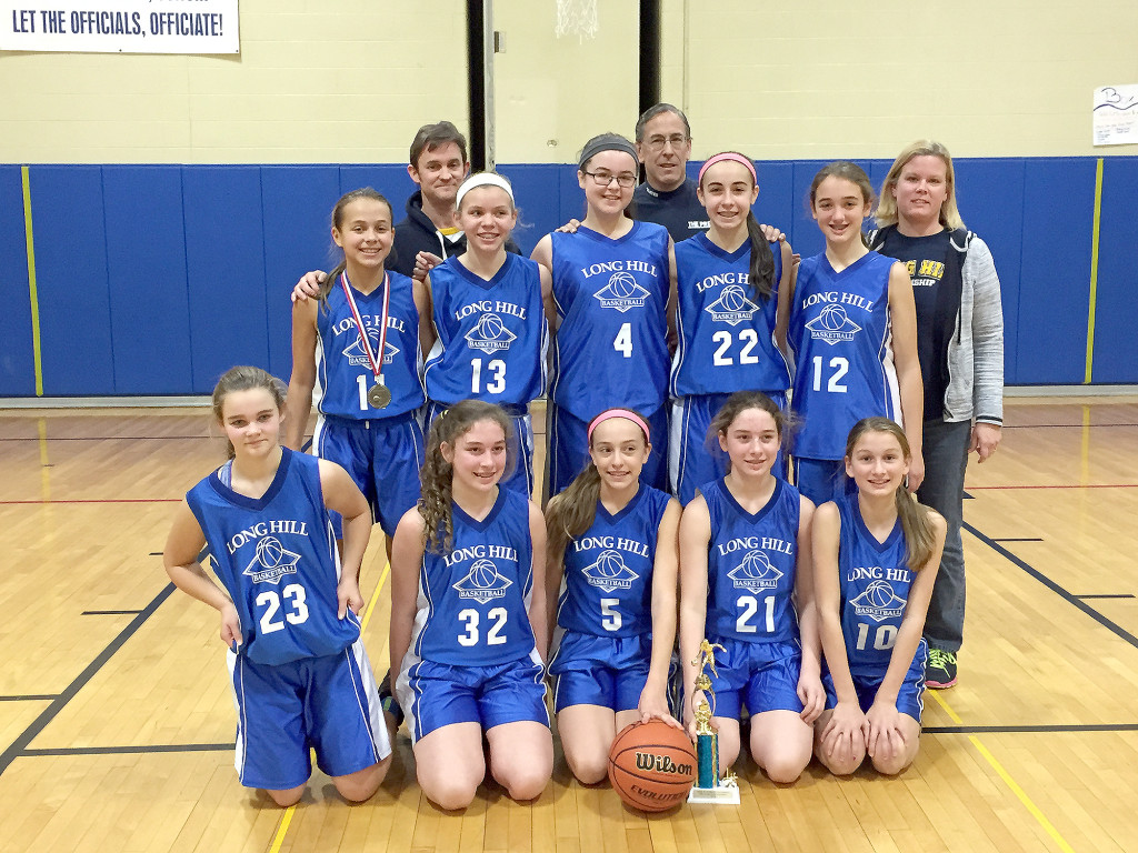 (above) Bottom left to right: Sara Davies, Leah Lavender, Meghan Hobbs, Martina Lavender, Emma Baeyens Top left to right: Gianna Peralta (MVP), Lauren McAvoy, Madeleine Johnson, Rachel Garno, Kathleen Vreeland Adults left to right: Coach Steve Davies, Coach Craig Garno, Team Parent Llora McAvoy