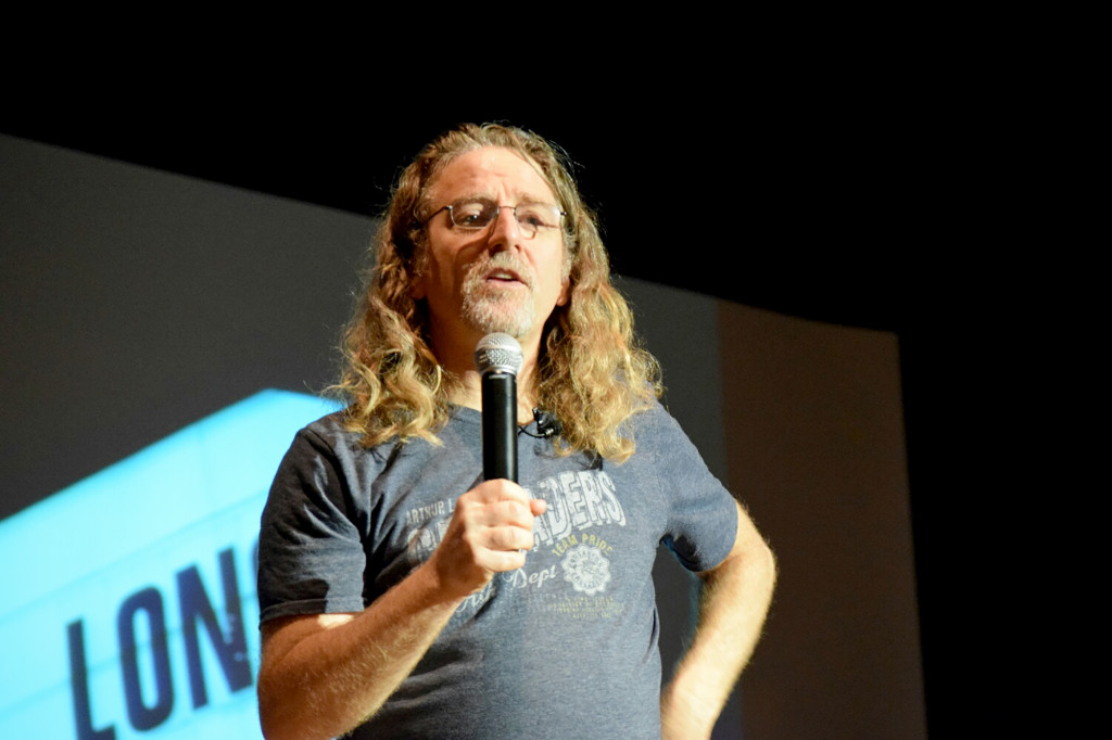 (above) Up close and personal with Jay Blakesberg.