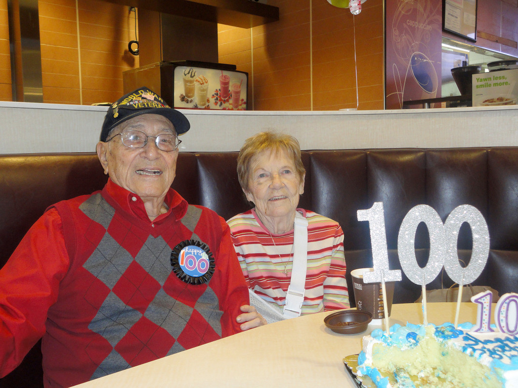 (above) Phil and Pat – close friends and neighbors for years.