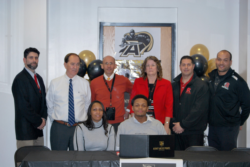 (above) Members of Rahway Administration and Coaching Staff Back Row From left to right Al Reinoso, Thomas Lewis, John Farinella, Patricia Camp. Brian Russo, and Daniel Garay. Front: Ginelle Patterson and Edriece Patterson.