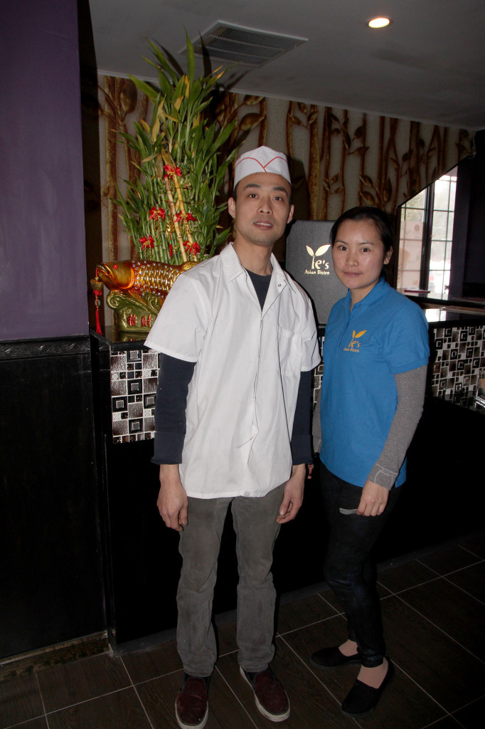 (above, l-r) Kevin and Yan Dong