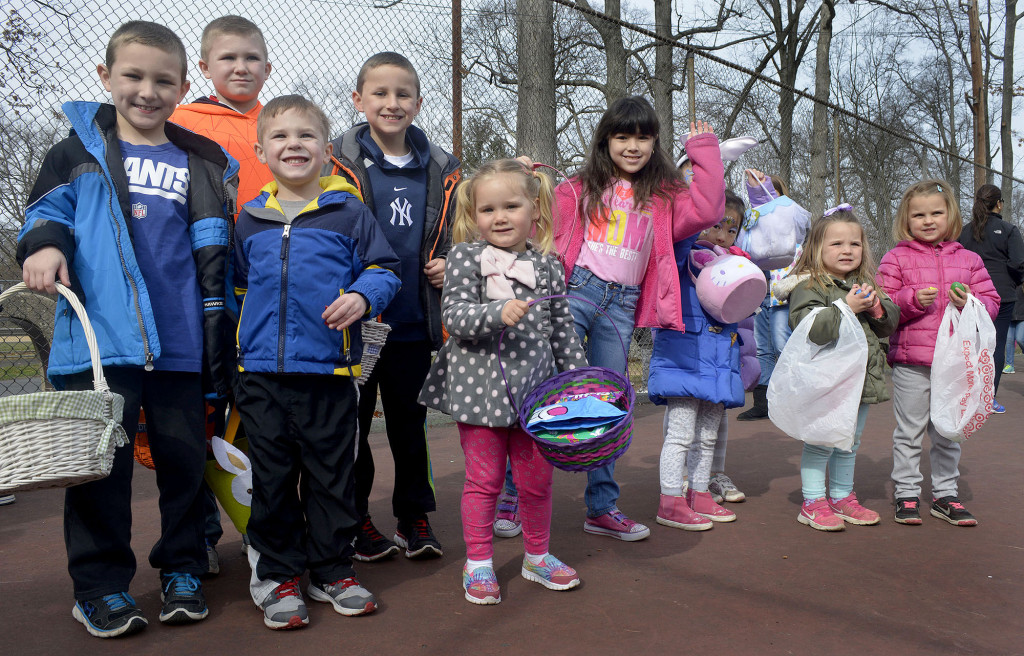 (above) A group of happy youngsters pose for a photo.