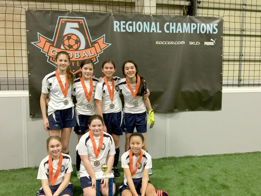 (above, top, l-r) Allie Post, Gianna Ciccimarra, Abby Pereira, Lauren Paprocki (bottom, l-r): Gillian Ham, Reagan DeMarco, Danielle Kang Not pictured: Sarah Szalus Coaches Jay Post, Kristen Ciccimarra, Rick Ham, Ed Kang, Jose Pereira.