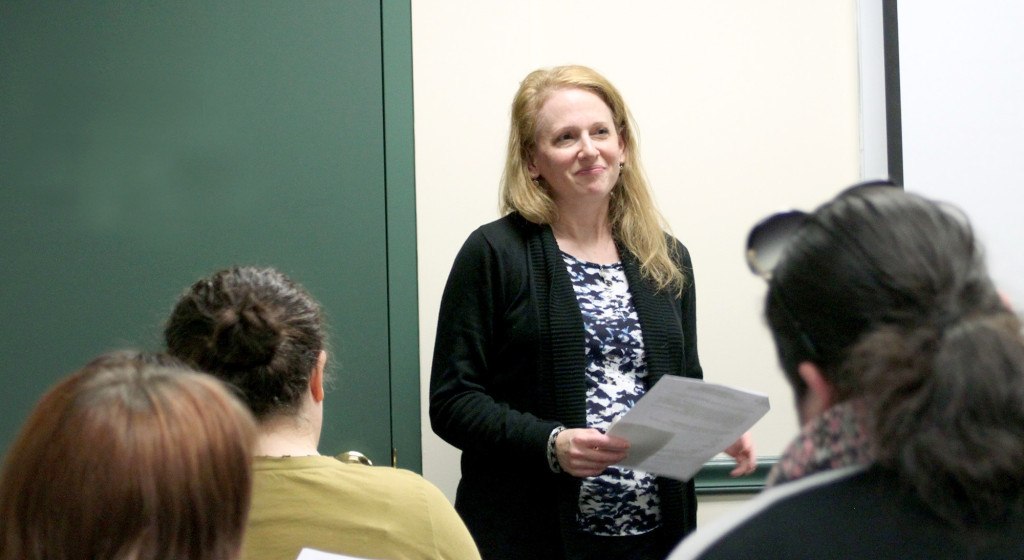 (above) Kim Pearlstein, Founder & CEO of Pearlmark Virtual Consulting, presented an informational session on Social Media Marketing.
