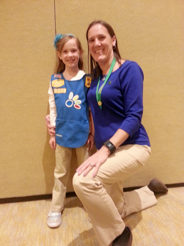 (above, r-l) Faith Dzurovcik McDevitt with her daughter Grace.