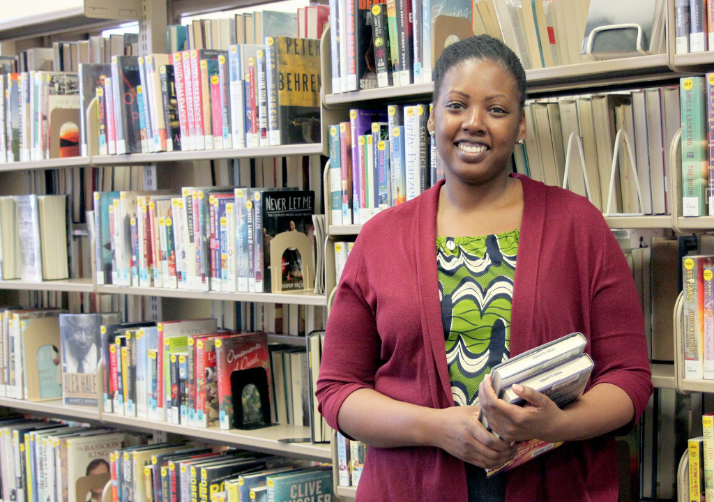 (above) Christal Blue, SCLSNJ’s North Plainfield Memorial Library branch manager.