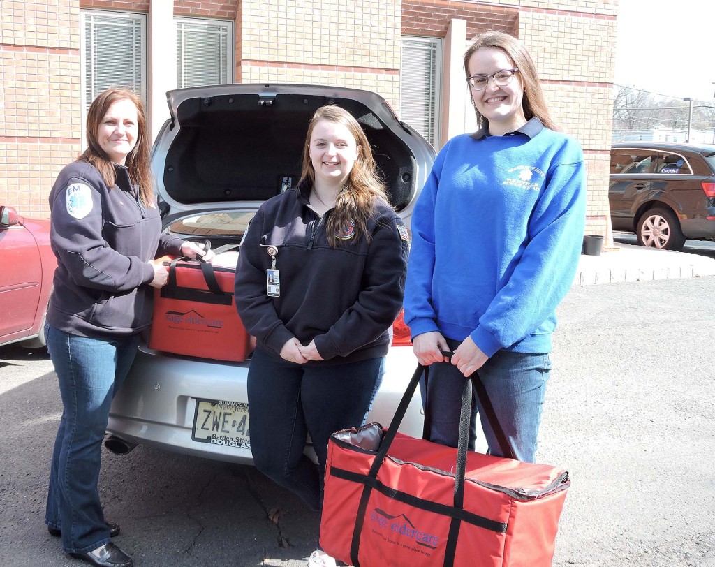 (right, l-r) Nicole Segalini, Toni Gestone and Cate Dougherty.