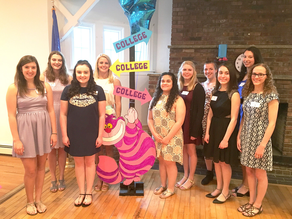 2016 College club scholarship recipients