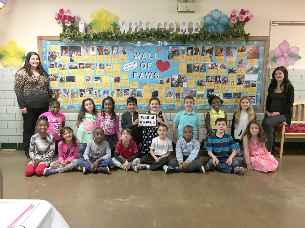 (above) Mrs. Polizzi and Mrs. Aiello's second grade class.