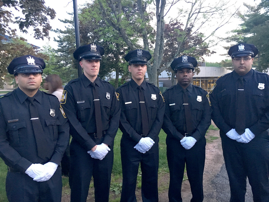 (above l-r) Navraj Kumar, Anthony Service, Christian Berrios, Kazim Smith and Abhimanyv Gupta.