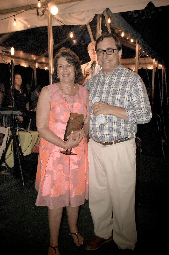 (above l-r) Ellen and Chip Dickson were honored by the Reeves-Reed Arboretum as key contributors.