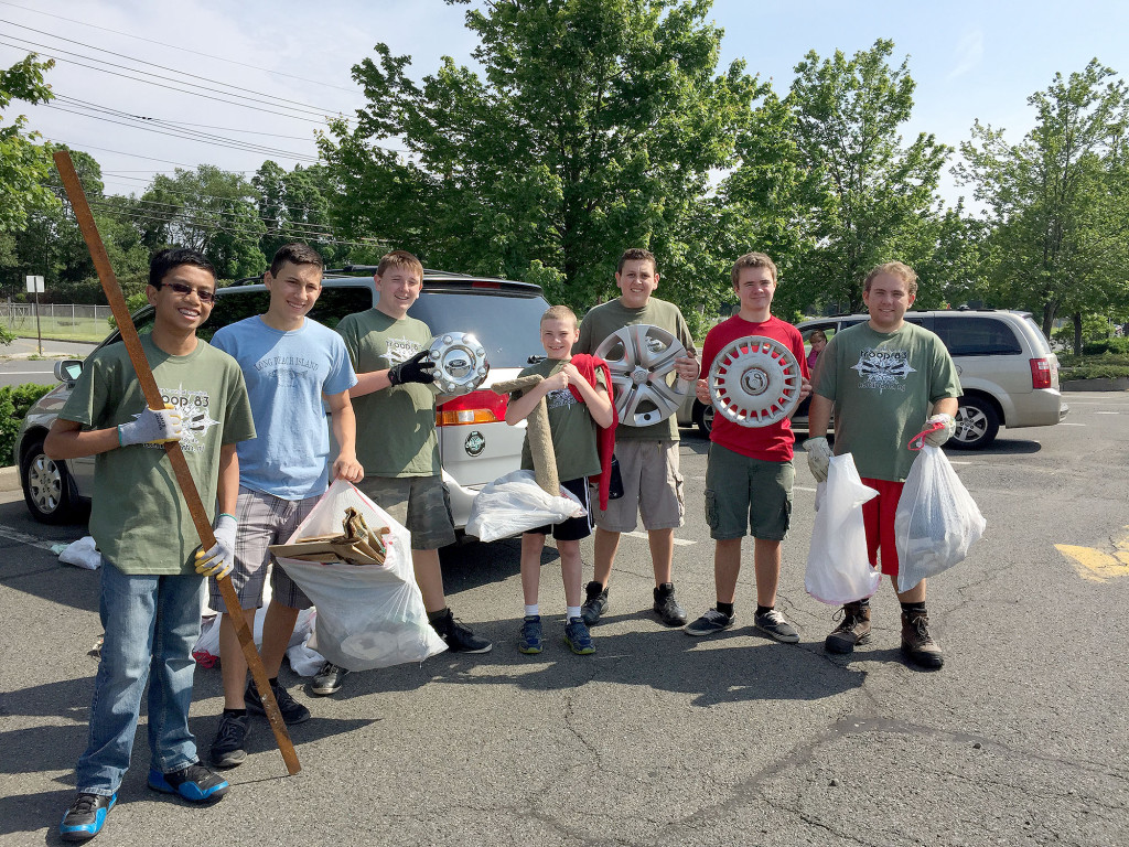 (above l-r) David Villafranca, Andrew Cherego, Andrew Gasper, Aidan Devlin, Joseph Gasper, Christopher Kosser and Robbie Herbert.