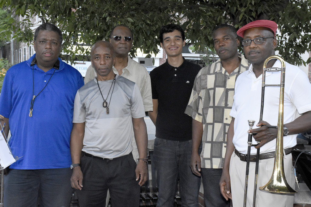 (above) The Greg Searvance Quartet performed on East Broadway and North Avenue on July 19th.