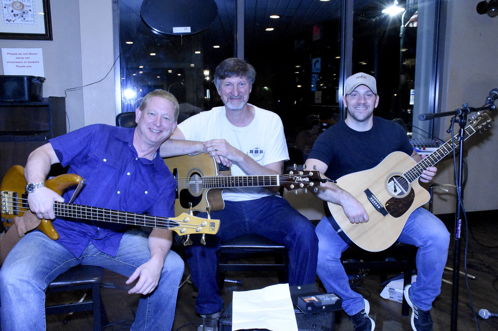 (above) Brendan Higgins(Middle) and fellow musicians.