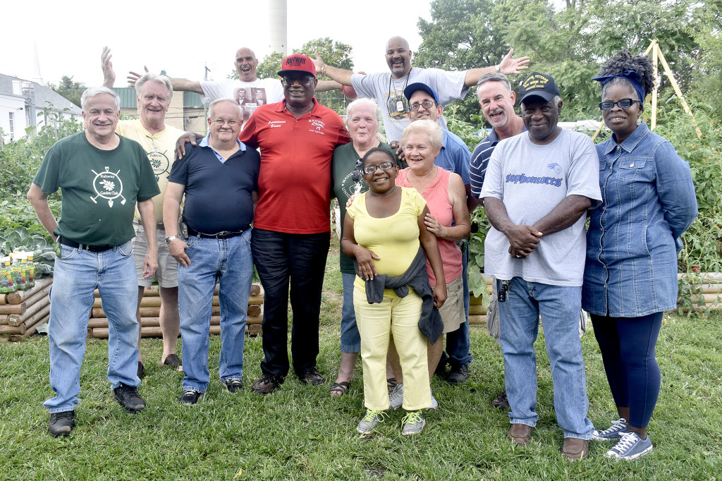 (above) Master Gardner Debra Stuart and her team of volunteers.