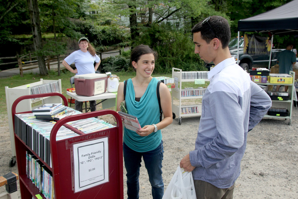 (above l-r) Rebecca and Raul Aguilar, Raul selected a foreign film to share with a film club at Rutgers.
