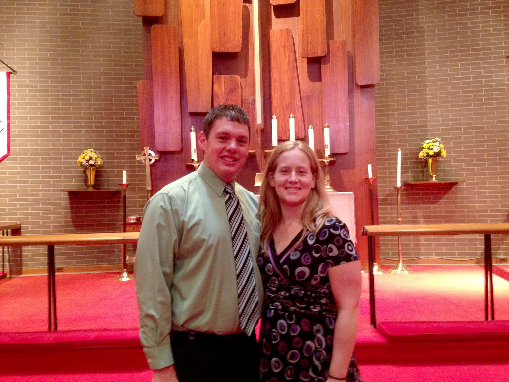 (above) Pastor Grewe and his wife, Melinda