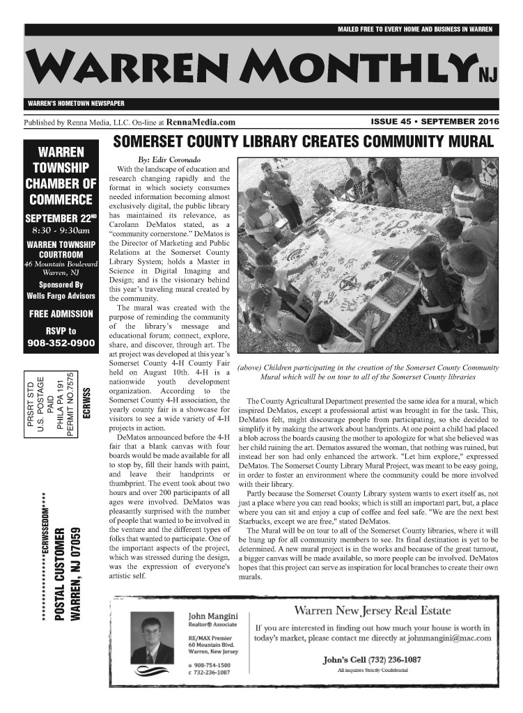 Warren Monthly Sept. 2016 Issue