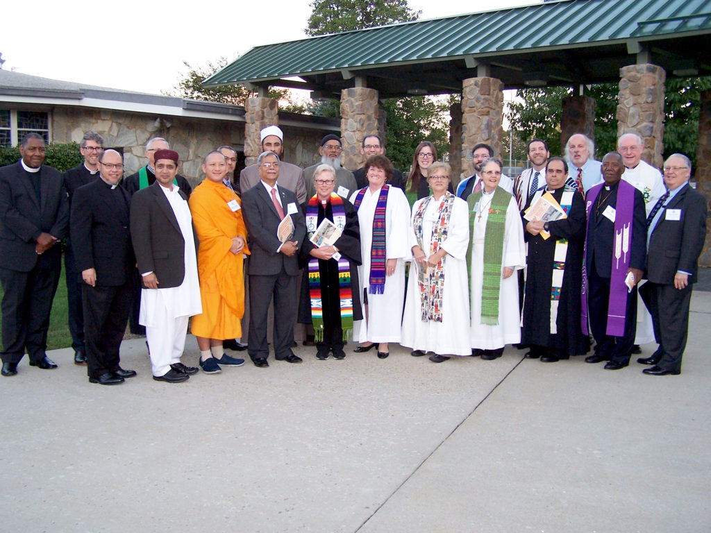 (above) Members of the Union County Interfaith Coordinating Council and other invited speakers at the Third Annual Union County Day of Prayer.