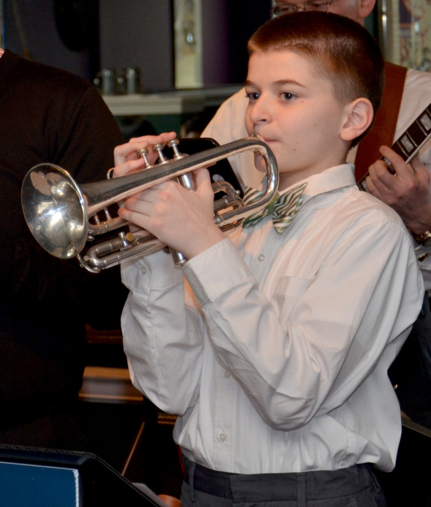 (above) Florian Schantz and his Jazz Combo have performed a number of fundraising events for the benefit of The Music Connection.