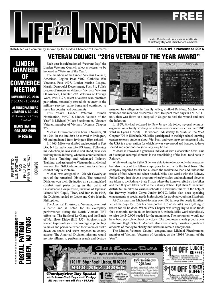 Life In Linden Nov 2016