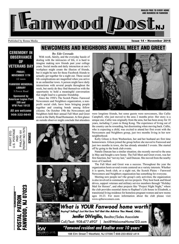 Fanwood Post Nov 2016